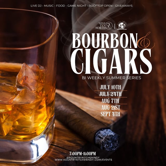 Bourbon + Cigars Game Night