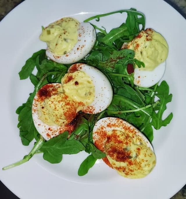 Regular Deviled eggs.