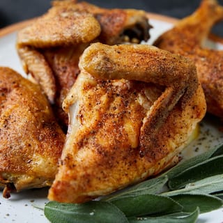 Baked Chicken Quarter