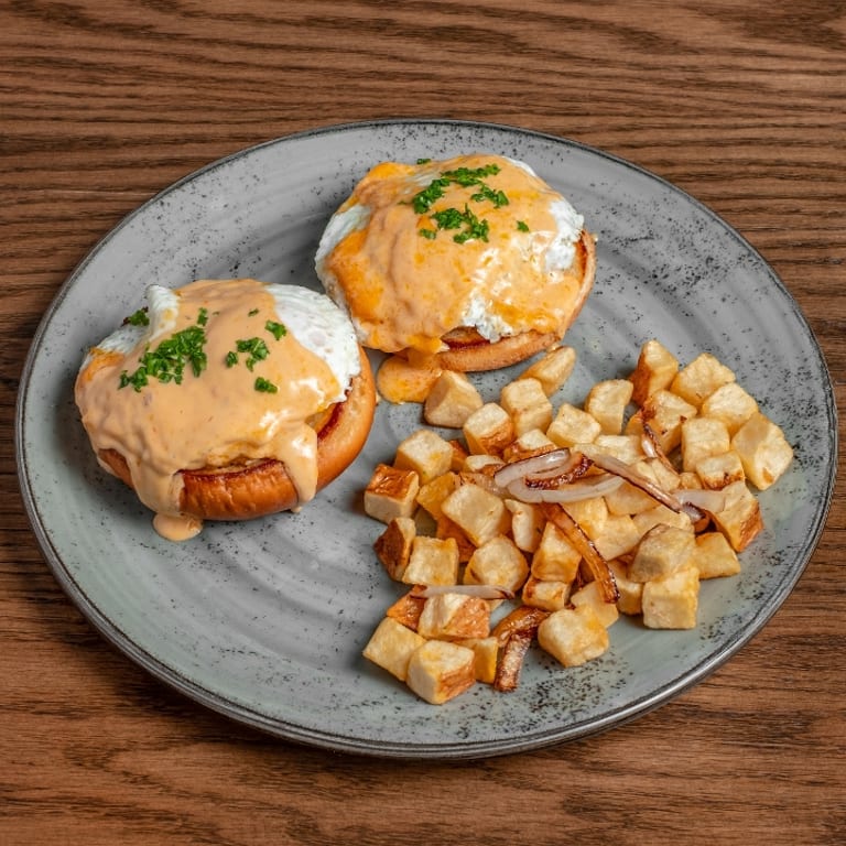 Crab Cake Benedict Delight